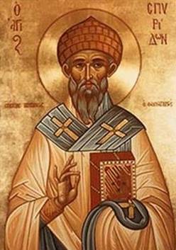 Икона святителя Спиридона, епископа Тримифунтского, чудотворца