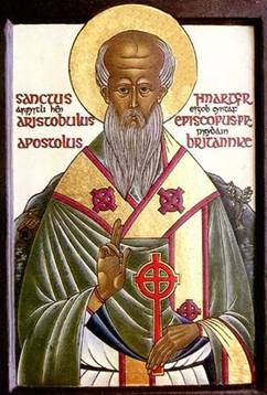 Икона святого апостола от 70-ти Аристовула, епископа Вританийского (Британского)